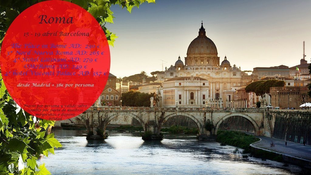 Roma 15-19 abril Pincha en la foto