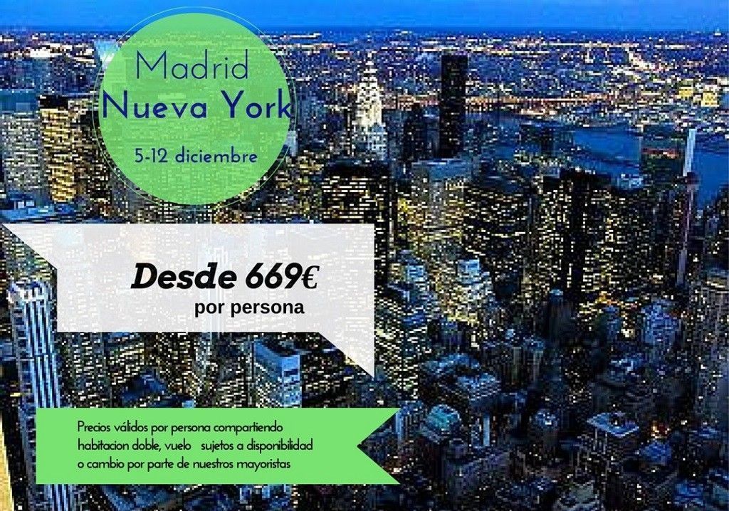 Madrid New York 5-12 diciembre