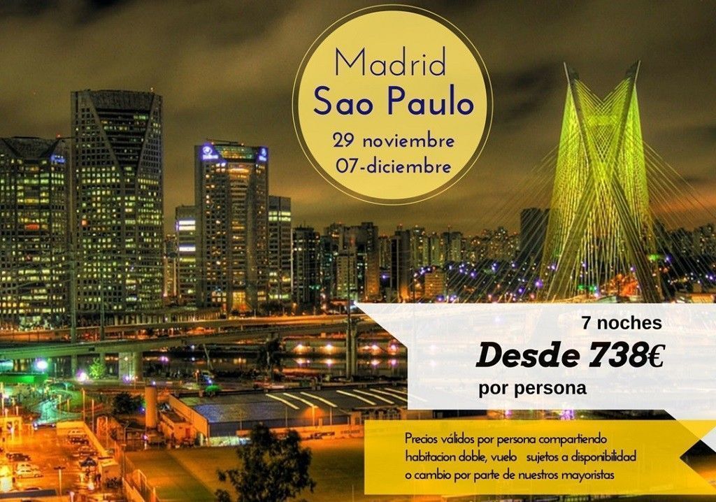 Sao Paulo 29 nov 7 dic