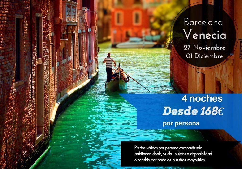 Venecia 27 noviembre - 01 diciembre